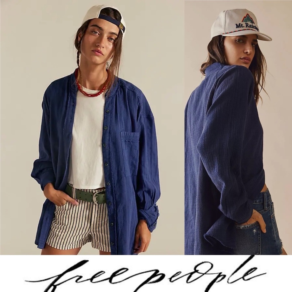Free People Summer Sorbet Shirt❤️ NWOT